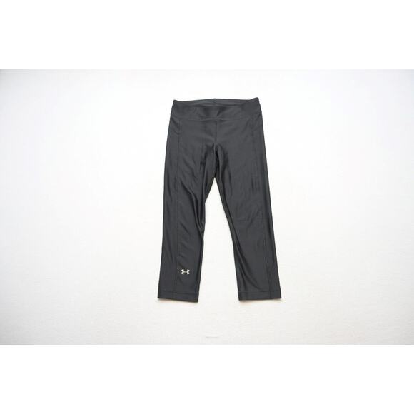 Under Armour Leggings HeatGear Capri Compression Pants Womens Size Small - Picture 1 of 5